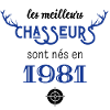 Anniversaire chasseur 1981