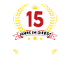 15 Jähriges Dienstjubiläum Firmenjubiläum