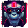 Cyber punk Monkey