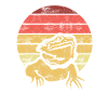 Retro Eidechse Echse