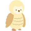 little beige owl