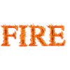 Flaming Text Design