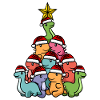 Dinosaur Christmas Tree
