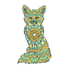 Mandala Fuchs Geometrisches Muster Kunst