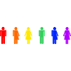 Regenbogenmenschen Regenbogen LGBT