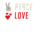 Peace Love Trombone Basse Instrument