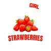 Été Fruit Girl Cadeau Fraise