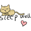 sleep well cat tired