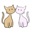 Cats Lovers dear cat couple