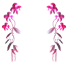 pink flowers flowers pattern