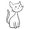Cat cartoon cute
