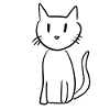 Cat cartoon symbol animal