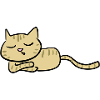 cat tired sleep night