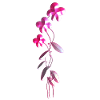 pinke blumen symbol glitzer pflanzen