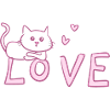 Dear Cat Animal Symbol