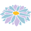 Bunte Hübsche Blume Design