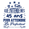45 ans / perfection
