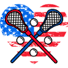 Lacrosse USA Drapeau