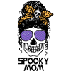 Spooky Mom - Messy Bun