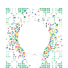 Computer board, circuit, skull saying