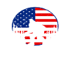 Funny Bigfoot USA Flag