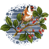Bunter Vogel