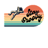 Stay Groovy -Retro Astronaut