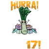 Hurra der Lauch wird 17
