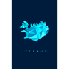 Island Kort - Kort - ISLAND - geometrisk