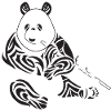 Tribal panda