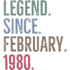 Legend Since February 1980