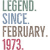Légende depuis février 1973