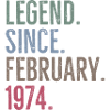 Légende depuis février 1974
