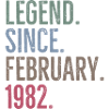 Legend Since February 1982