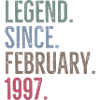 Legend Since February 1997