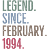 Legend Since February 1994