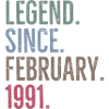 Legend Since February 1991