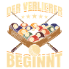 Der Verlierer Beginnt Geschenk Billiard