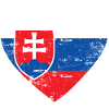 Slovakia Flag Heart