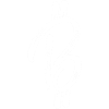 Bitcoin - Logo brush white