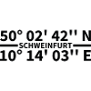 Schweinfurt coordinates