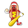 Hotdog Baseball Baseball Bat