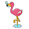 Poisson flamant rose