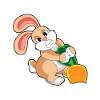 Rabbit with carrot