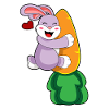 Rabbit with carrot