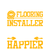 Happy retired flooring installer