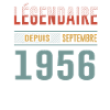 Légendaire Depuis Septembre 1956 Anniversaire