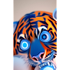 Psychedelic tiger