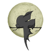 dolce pipistrello dorme, con la luna, comico