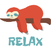 Relaxed sloth